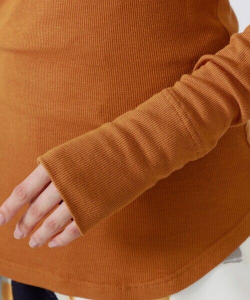 CAST:（キャストコロン）の「タートルカットソー（Tシャツ/カットソー・レディース・ネイビー/イエロー/ブラック/オフホワイト・M）」の14枚目の写真