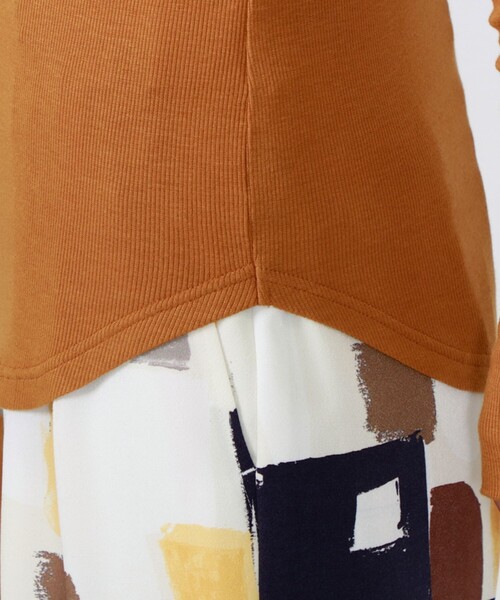 CAST:（キャストコロン）の「タートルカットソー（Tシャツ/カットソー・レディース・ネイビー/イエロー/ブラック/オフホワイト・M）」の15枚目の写真