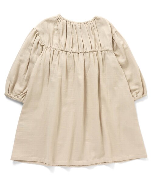 Seraph（セラフ）の「スカラップ刺繍長袖ワンピース（ワンピース・キッズ・ブラック/アイボリー/ピンク・80/90/95/100/110/120/130/140）」の8枚目の写真