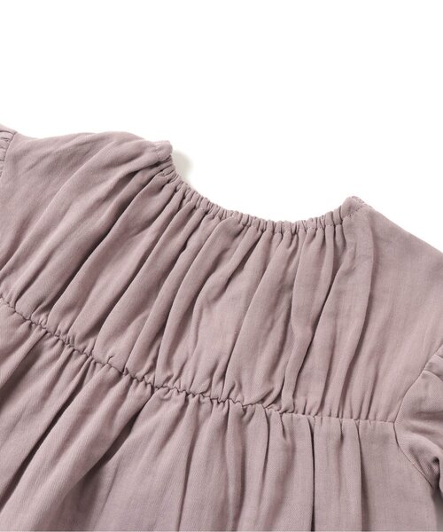 Seraph（セラフ）の「スカラップ刺繍長袖ワンピース（ワンピース・キッズ・ブラック/アイボリー/ピンク・80/90/95/100/110/120/130/140）」の12枚目の写真