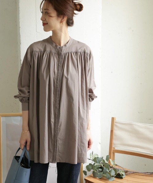 URBAN RESEARCH - アーバンリサーチ♪  チャコール  リネンブレンドピンタックブラウス 楽天市場】『UR TECH Smart Linen Touch』リネンブレンド