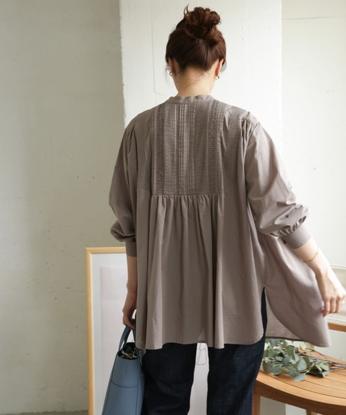 URBAN RESEARCH DOORS - siiwa ピンタックブラウス URBAN RESEARCH DOORS（アーバンリサーチドアーズ）の「2WAY