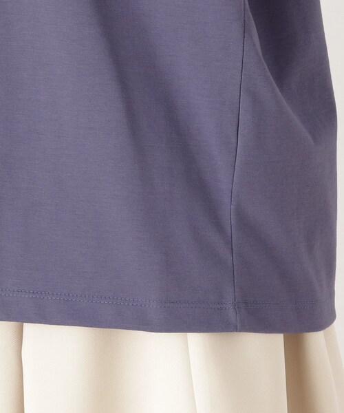 DRESKIP(ドレスキップ)の「◆ひんやりゴムタックドルマンTシャツ(Tシャツ/カットソー・レディース・ダークブラウン/ナチュラル/パープル系/ブラック・03/04/02)」の10枚目の写真