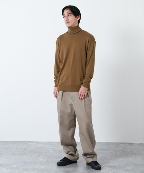 gicipi(ジチピ)の「【gicipi/ジチピ 】TIGRE タートルネック(ニット/セーター・メンズ・ホワイト/ブラック/キャメル・LARGE/MEDIUM)」の4枚目の写真