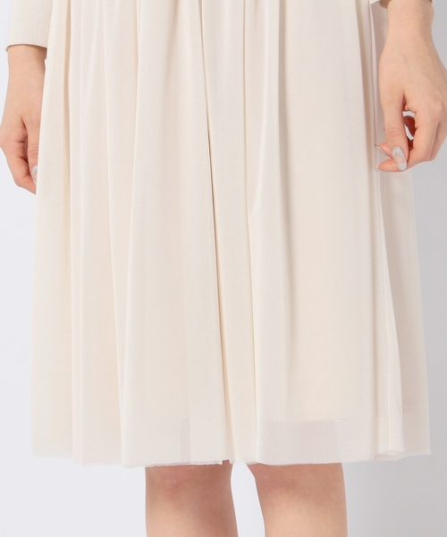 Another Edition（アナザーエディション）の「ニット×チュールセットアップワンピース/■AEBC KNIT ﾁｭｰﾙ SET UP OP◆（ワンピース・レディース・オフホワイト/グレー/ネイビー・ﾌﾘ-）」の21枚目の写真