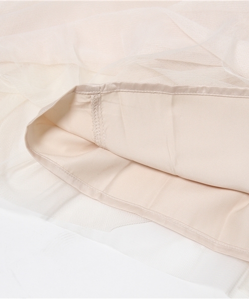 Another Edition（アナザーエディション）の「ニット×チュールセットアップワンピース/■AEBC KNIT ﾁｭｰﾙ SET UP OP◆（ワンピース・レディース・オフホワイト/グレー/ネイビー・ﾌﾘ-）」の9枚目の写真