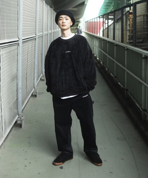 Mark Gonzales（マーク・ゴンザレス）の「Mark Gonzales / マークゴンザレス 別注 コラボ オーバーサイズ ビッグ ボリューム ボア フリース ビッグ トレーナー（スウェット・メンズ・ホワイト系その他/ブラック系その他/ブラウン系その他/ベージュ系その他/ホワイト系その他2/ブラック系その他2/ブラウン系その他2/ベージュ系その他2・MEDIUM/LARGE）」の10枚目の写真