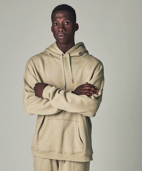 CITY TOKYO（シティトウキョウ）の「プレミアムスウェットフーディー（パーカー・メンズ・ブラック/グレー/ピンクベージュ/オフホワイト・1/2/3）」の8枚目の写真