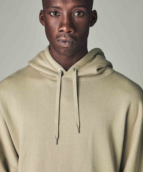 CITY TOKYO（シティトウキョウ）の「プレミアムスウェットフーディー（パーカー・メンズ・ブラック/グレー/ピンクベージュ/オフホワイト・1/2/3）」の6枚目の写真