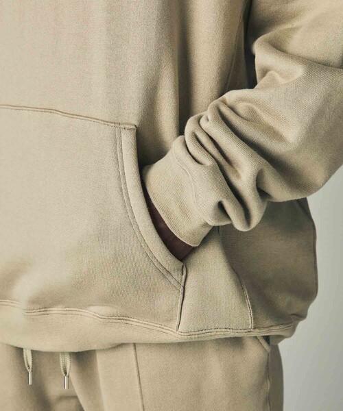 CITY TOKYO（シティトウキョウ）の「プレミアムスウェットフーディー（パーカー・メンズ・ブラック/グレー/ピンクベージュ/オフホワイト・1/2/3）」の17枚目の写真