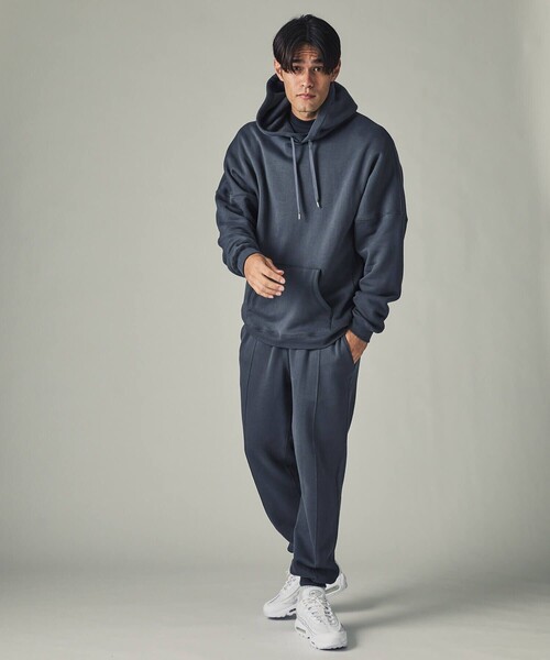 CITY TOKYO（シティトウキョウ）の「プレミアムスウェットフーディー（パーカー・メンズ・ブラック/グレー/ピンクベージュ/オフホワイト・1/2/3）」の7枚目の写真