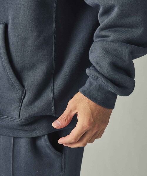 CITY TOKYO（シティトウキョウ）の「プレミアムスウェットフーディー（パーカー・メンズ・ブラック/グレー/ピンクベージュ/オフホワイト・1/2/3）」の5枚目の写真