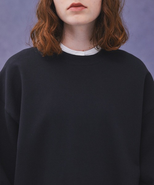 PUBLIC TOKYO（パブリックトウキョウ）の「極オーバースウェット/トレーナー（スウェット・レディース・ブラック/ピンク/ホワイト/チャコールグレー/ベージュ/ライム/ライトブルー・FREE）」の17枚目の写真