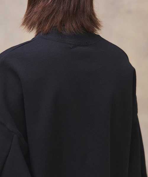 PUBLIC TOKYO（パブリックトウキョウ）の「極オーバースウェット/トレーナー（スウェット・レディース・ブラック/ピンク/ホワイト/チャコールグレー/ベージュ/ライム/ライトブルー・FREE）」の19枚目の写真