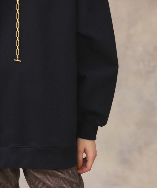 PUBLIC TOKYO（パブリックトウキョウ）の「極オーバースウェット/トレーナー（スウェット・レディース・ブラック/ピンク/ホワイト/チャコールグレー/ベージュ/ライム/ライトブルー・FREE）」の20枚目の写真