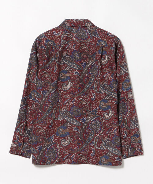 BEAMS HEART（ビームスハート）の「BEAMS HEART / プリント CPO ビッグ シャツジャケット（シャツ/ブラウス・メンズ・レッド系その他7/ブラック・MEDIUM/LARGE/SMALL）」の13枚目の写真