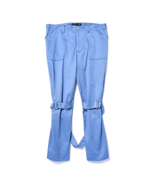FULL-BK（フルビーケー）の「BONDAGE WORK PANTS（その他パンツ・メンズ・ブラック/ライトブルー・MEDIUM/X-LARGE）」の2枚目の写真