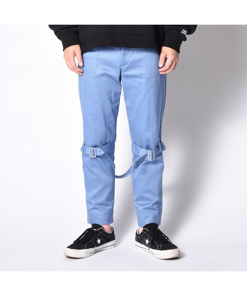 FULL-BK（フルビーケー）の「BONDAGE WORK PANTS（その他パンツ・メンズ・ブラック/ライトブルー・MEDIUM/X-LARGE）」の9枚目の写真