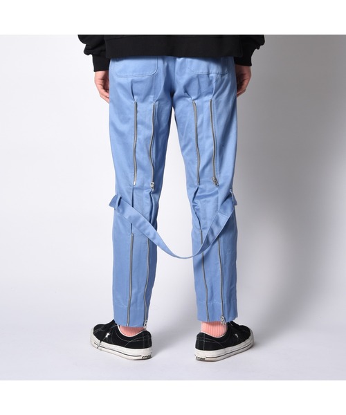 FULL-BK（フルビーケー）の「BONDAGE WORK PANTS（その他パンツ・メンズ・ブラック/ライトブルー・MEDIUM/X-LARGE）」の8枚目の写真