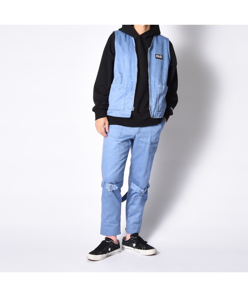 FULL-BK（フルビーケー）の「BONDAGE WORK PANTS（その他パンツ・メンズ・ブラック/ライトブルー・MEDIUM/X-LARGE）」の4枚目の写真