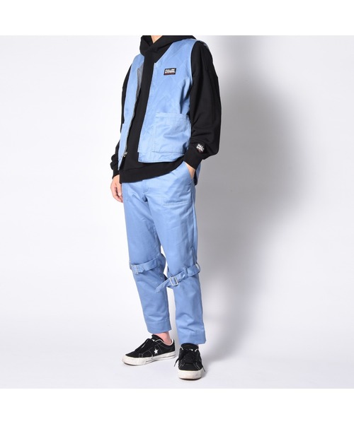 FULL-BK（フルビーケー）の「BONDAGE WORK PANTS（その他パンツ・メンズ・ブラック/ライトブルー・MEDIUM/X-LARGE）」の11枚目の写真