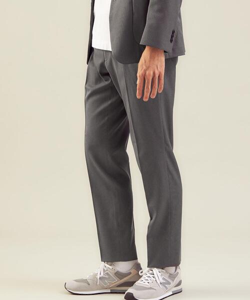 WORK TRIP OUTFITS GREEN LABEL RELAXING（ワークトリップアウトフィッツグリーンレーベル リラクシング）の「WTO A+ PEピンヘッド MODERN スラックス -ウォッシャブル・ストレッチ・防シワ- ＊＊（スラックス・メンズ・ネイビー/グレー・XS/72/XL/88/M/80/L/84/S/76）」の16枚目の写真