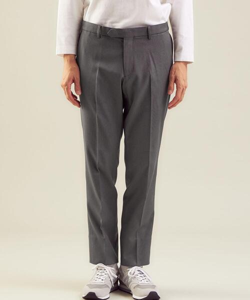 WORK TRIP OUTFITS GREEN LABEL RELAXING（ワークトリップアウトフィッツグリーンレーベル リラクシング）の「WTO A+ PEピンヘッド MODERN スラックス -ウォッシャブル・ストレッチ・防シワ- ＊＊（スラックス・メンズ・ネイビー/グレー・XS/72/XL/88/M/80/L/84/S/76）」の19枚目の写真