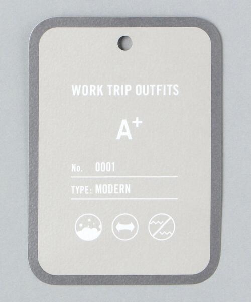 WORK TRIP OUTFITS GREEN LABEL RELAXING（ワークトリップアウトフィッツグリーンレーベル リラクシング）の「WTO A+ PEピンヘッド MODERN スラックス -ウォッシャブル・ストレッチ・防シワ- ＊＊（スラックス・メンズ・ネイビー/グレー・XS/72/XL/88/M/80/L/84/S/76）」の22枚目の写真