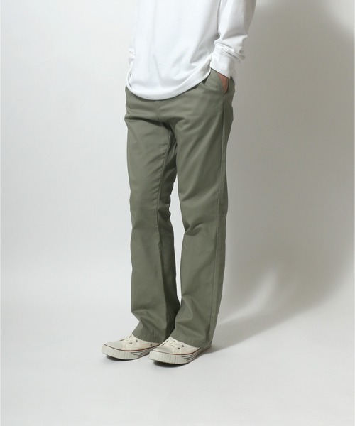 ANPAS（アンパス）の「Flared Pants/フレアパンツ ブーツカット カラーパンツ（チノパンツ・メンズ・ブルー/ブラック系その他/ブラック系その他2/グリーン系その他/ベージュ/ワンウォッシュ/ホワイト系その他/インディゴブルー/グレー/ネイビー/オリーブ/アイボリー/ブラウン/ブラック/ブラウン系その他・M/LL/L）」の11枚目の写真