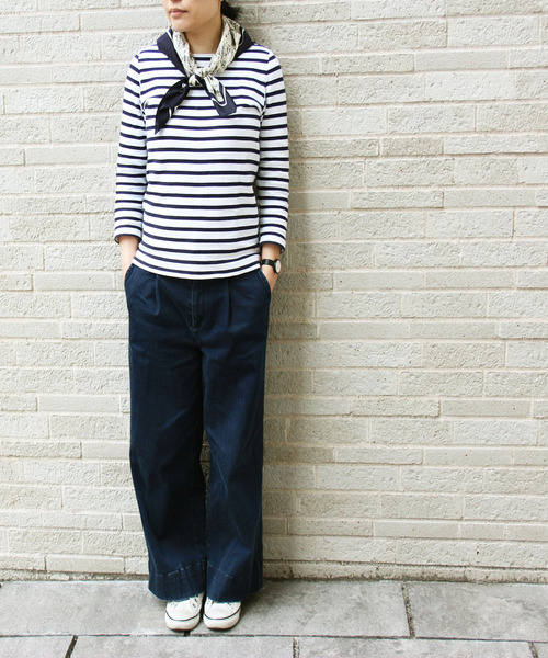 wiz(ウィズ)の「ウィズ wiz / ビンテージ マップ柄 スカーフ(バンダナ/スカーフ・レディース・ネイビー・FREE)」の6枚目の写真