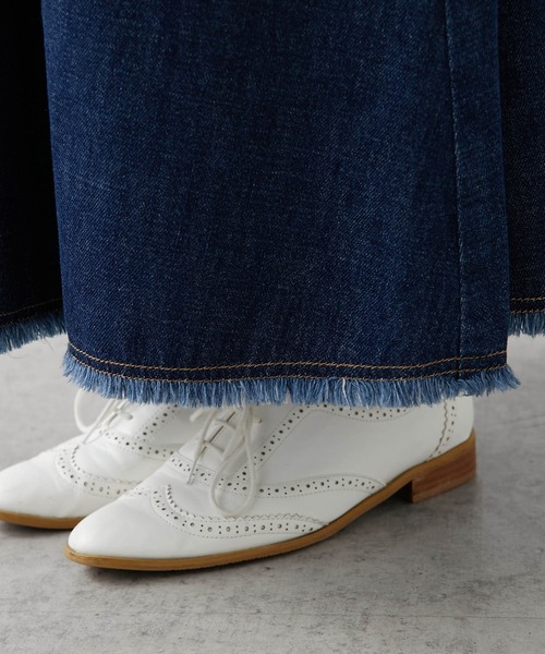 PUAL CE CIN（ピュアルセシン）の「【WEB限定】デニムキャミワンピース（ワンピース・レディース・インディゴブルー/ブルー・FREE）」の17枚目の写真