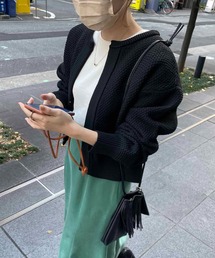 CAPRICIEUX LE'MAGE | もこもこショートカーディガン(カーディガン/ボレロ)