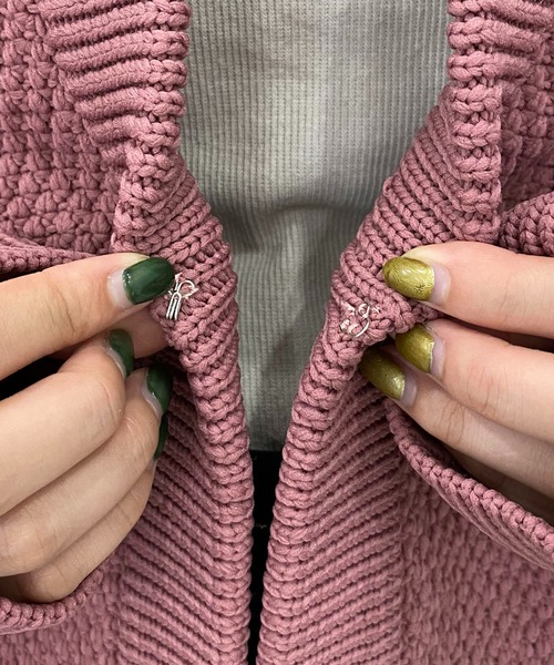 CAPRICIEUX LE'MAGE（カプリシューレマージュ）の「もこもこショートカーディガン（カーディガン/ボレロ・レディース・ブラック/ベージュ/ピンク・FREE）」の11枚目の写真