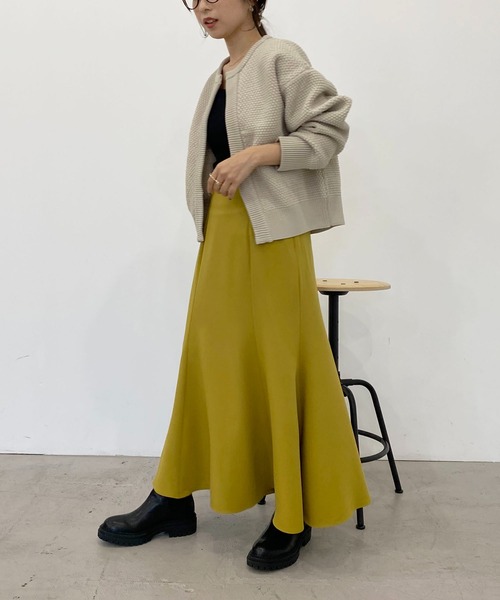 CAPRICIEUX LE'MAGE（カプリシューレマージュ）の「もこもこショートカーディガン（カーディガン/ボレロ・レディース・ブラック/ベージュ/ピンク・FREE）」の20枚目の写真