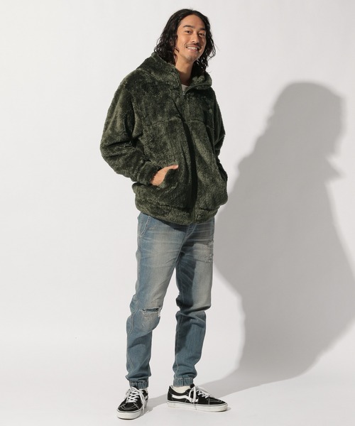 Champion(チャンピオン)の「【Champion(チャンピオン)】別注ジップフーディ(ブルゾン・メンズ・ベージュ/ブラック/オリーブ・MEDIUM/LARGE)」の7枚目の写真