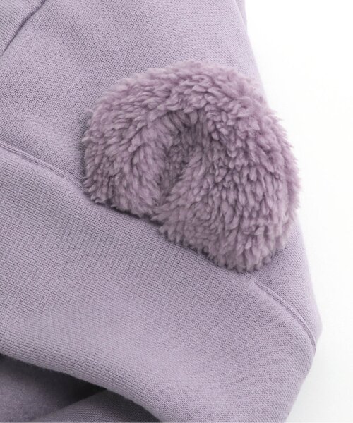 algy（アルジー）の「くまミミトレーナーワンピ_裏起毛（ワンピース・キッズ・ブラウン/ラベンダー/アイボリー・SMALL/X-SMALL/MEDIUM/XX-SMALL/XXX-SMALL）」の11枚目の写真