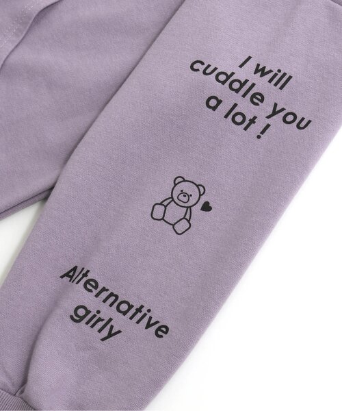 algy（アルジー）の「くまミミトレーナーワンピ_裏起毛（ワンピース・キッズ・ブラウン/ラベンダー/アイボリー・SMALL/X-SMALL/MEDIUM/XX-SMALL/XXX-SMALL）」の18枚目の写真