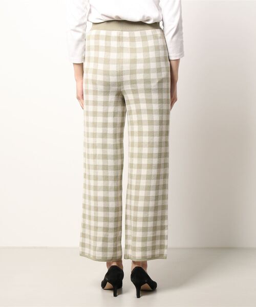 ems excite（エムズエキサイト）の「チェック柄ニットパンツ（その他パンツ・レディース・グリーン/ブラック系その他/ブラウン系その他・FREE）」の16枚目の写真