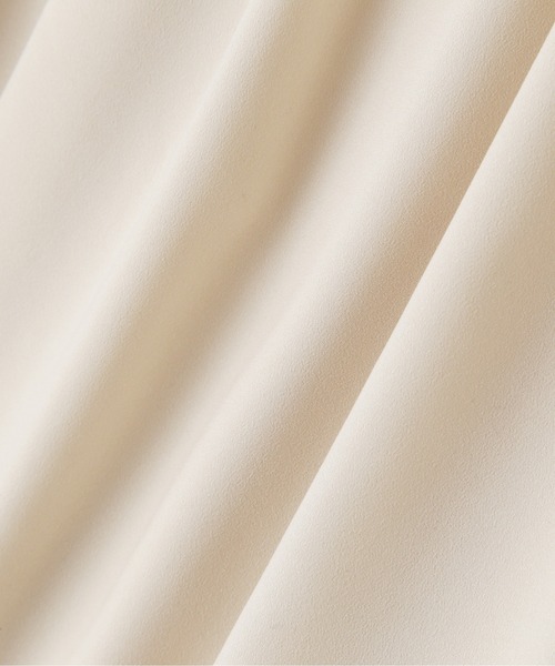 N.(N. Natural Beauty Basic)(エヌエヌナチュラルビューティーベーシック)の「◆シャーリングヨークハイネックブラウス(シャツ/ブラウス・レディース・モカ/ナチュラル/ライトグリーン・MEDIUM)」の17枚目の写真