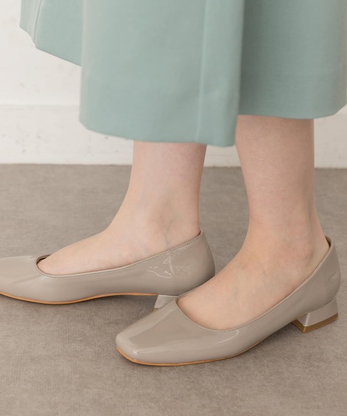 RODE SKO(ロデスコ)の「晴雨兼用2.5cmスクエアトゥパンプス(パンプス・レディース・グレー/ブラウン系その他・37/36/38)」の7枚目の写真