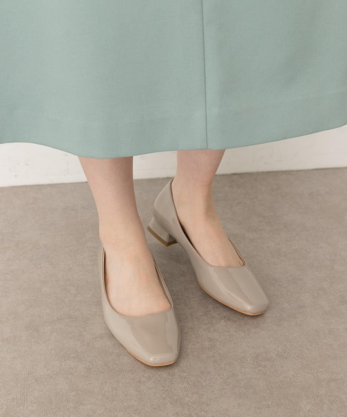 RODE SKO(ロデスコ)の「晴雨兼用2.5cmスクエアトゥパンプス(パンプス・レディース・グレー/ブラウン系その他・37/36/38)」の14枚目の写真