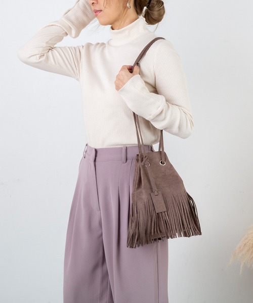 PICHI（ピイチ）の「フリンジショルダーBAG（ショルダーバッグ・レディース・ブラック/ベージュ/ブラウン/イエロー・FREE）」の10枚目の写真