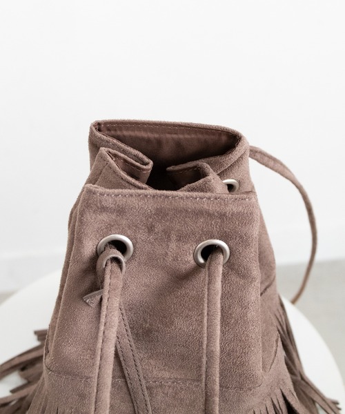 PICHI（ピイチ）の「フリンジショルダーBAG（ショルダーバッグ・レディース・ブラック/ベージュ/ブラウン/イエロー・FREE）」の14枚目の写真