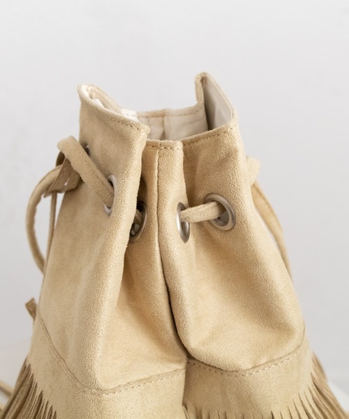PICHI（ピイチ）の「フリンジショルダーBAG（ショルダーバッグ・レディース・ブラック/ベージュ/ブラウン/イエロー・FREE）」の15枚目の写真