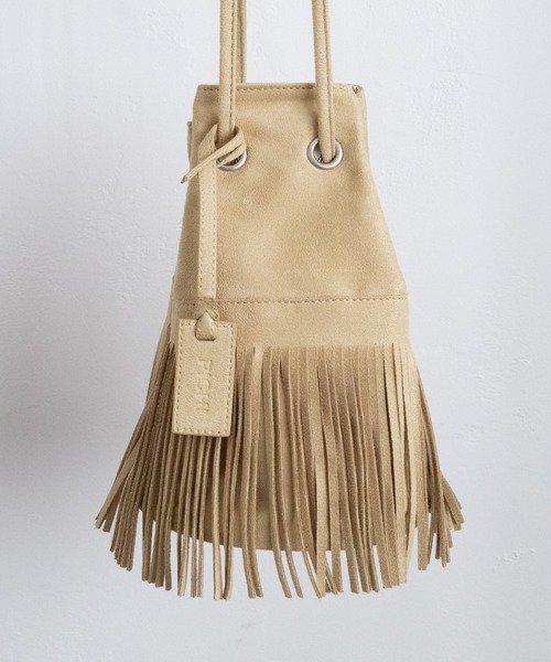 PICHI（ピイチ）の「フリンジショルダーBAG（ショルダーバッグ・レディース・ブラック/ベージュ/ブラウン/イエロー・FREE）」の20枚目の写真