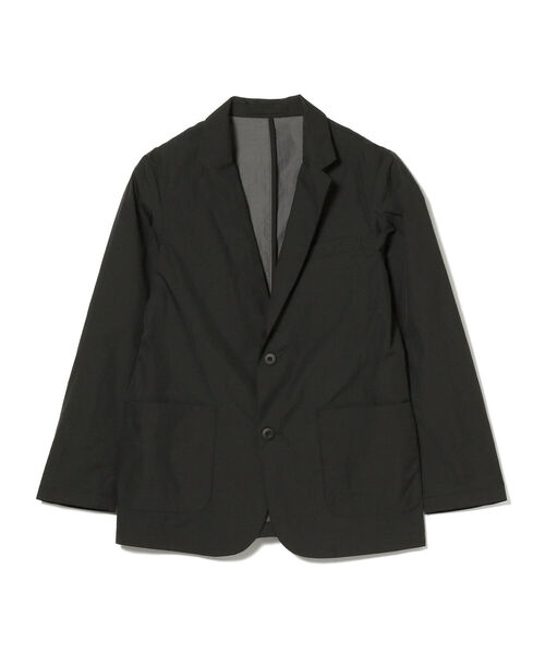 BEAMS LIGHTS（ビームスライツ）の「BEAMS LIGHTS / ドライタッチ ナイロン 2ボタン ジャケット（テーラードジャケット・メンズ・ブラック/オリーブ・LARGE/SMALL/MEDIUM/X-LARGE）」の3枚目の写真