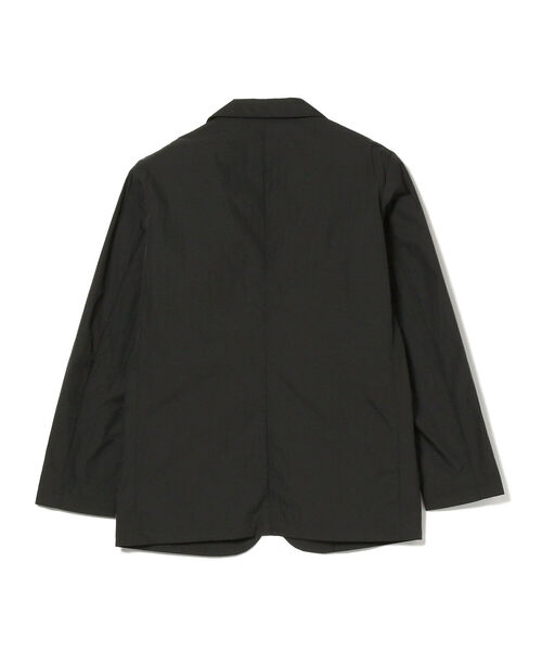 BEAMS LIGHTS（ビームスライツ）の「BEAMS LIGHTS / ドライタッチ ナイロン 2ボタン ジャケット（テーラードジャケット・メンズ・ブラック/オリーブ・LARGE/SMALL/MEDIUM/X-LARGE）」の13枚目の写真