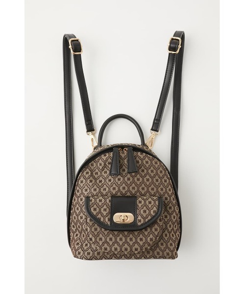 MOUSSY(マウジー)の「MONOGRAM バックパック(バックパック/リュック・レディース・ベージュ/ブラウン・FREE)」の18枚目の写真