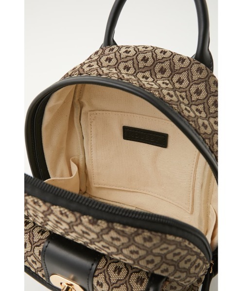 MOUSSY(マウジー)の「MONOGRAM バックパック(バックパック/リュック・レディース・ベージュ/ブラウン・FREE)」の5枚目の写真