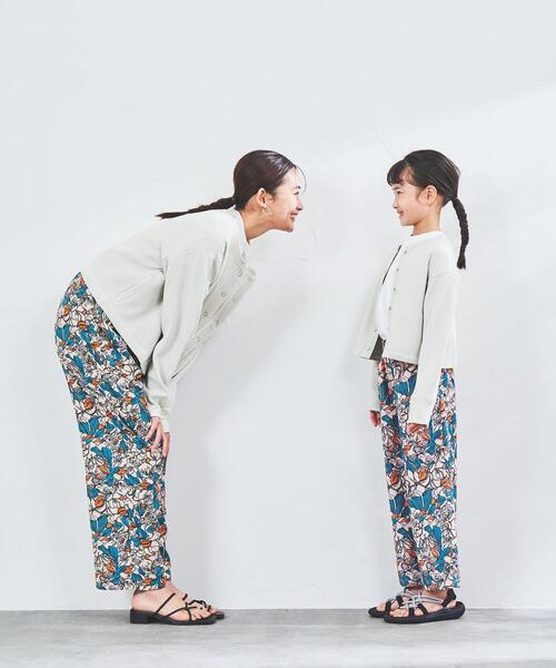 coen（コーエン）の「ハリヌキジャカードカーディガン（カーディガン/ボレロ・レディース・ナチュラル/シャーベット/ブラック・MEDIUM/LARGE）」の9枚目の写真